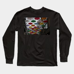 Colourful Umbrellas Long Sleeve T-Shirt